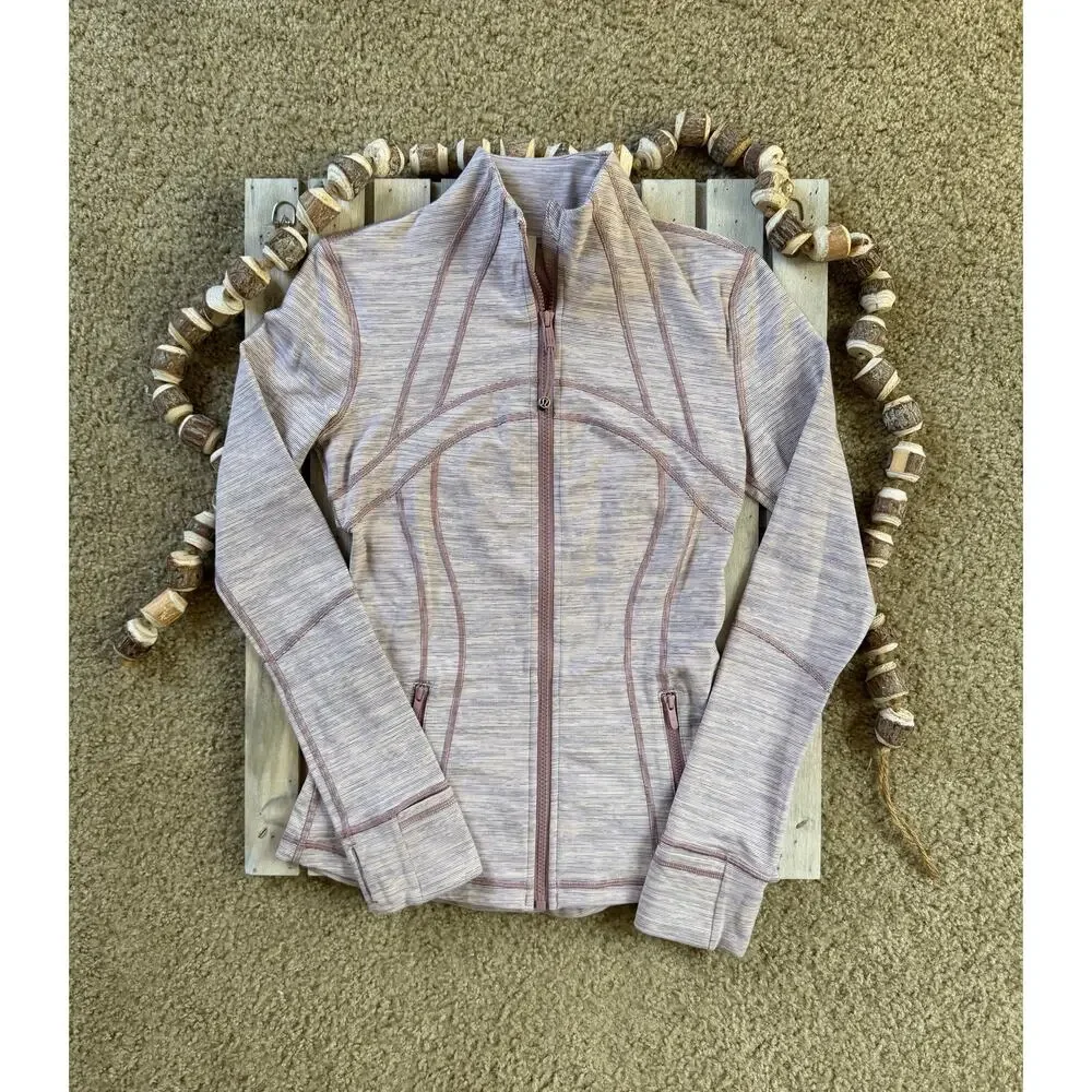 Lululemon Wee Are From Space Pink Bliss Vintage Mauve Heathered Define Jacket